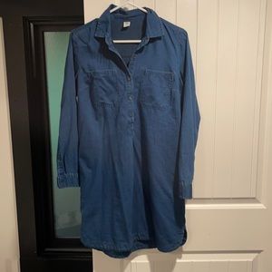 Long denim shirt size small long length